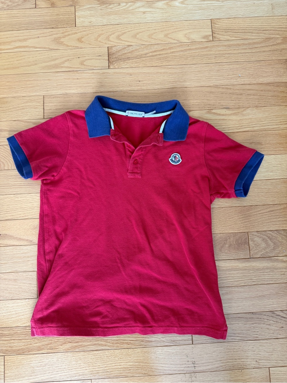 Moncler Kids Red Polo - youth size 12
